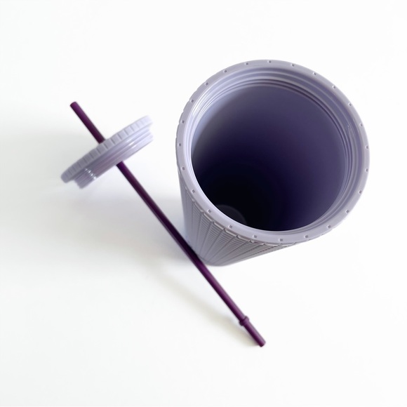 Starbucks 24 Oz Tumbler Matte Lavender Purple 2021 Valentine Collection NEW - Picture 7 of 7